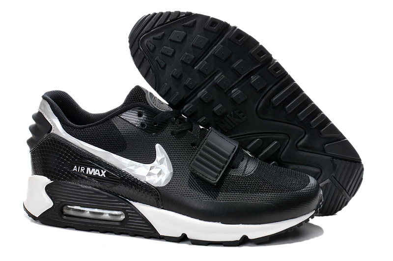 Nike Air Max 90 Monster Black White Running Sneaker - Click Image to Close